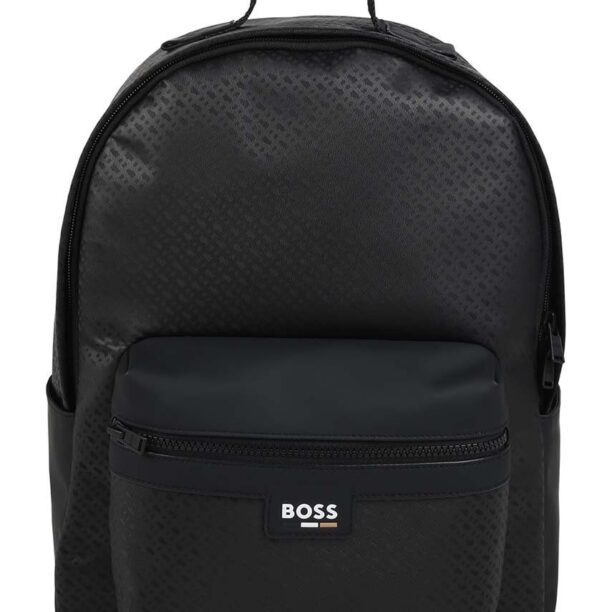 BOSS ghiozdan copii culoarea negru