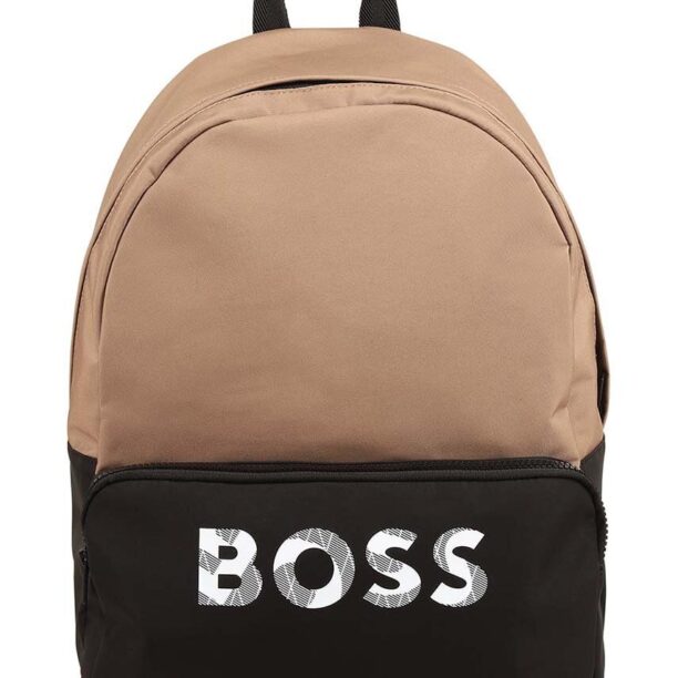 BOSS ghiozdan copii culoarea negru