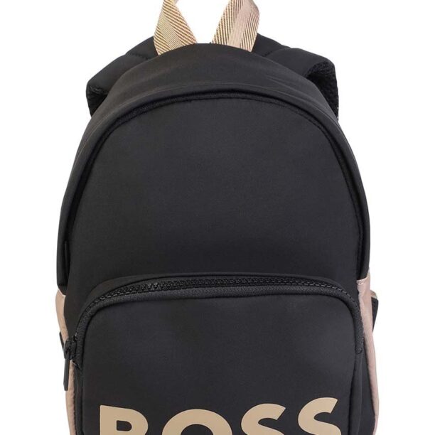 BOSS ghiozdan copii culoarea negru