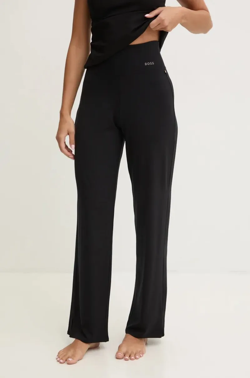 BOSS pantaloni de lounge culoarea negru