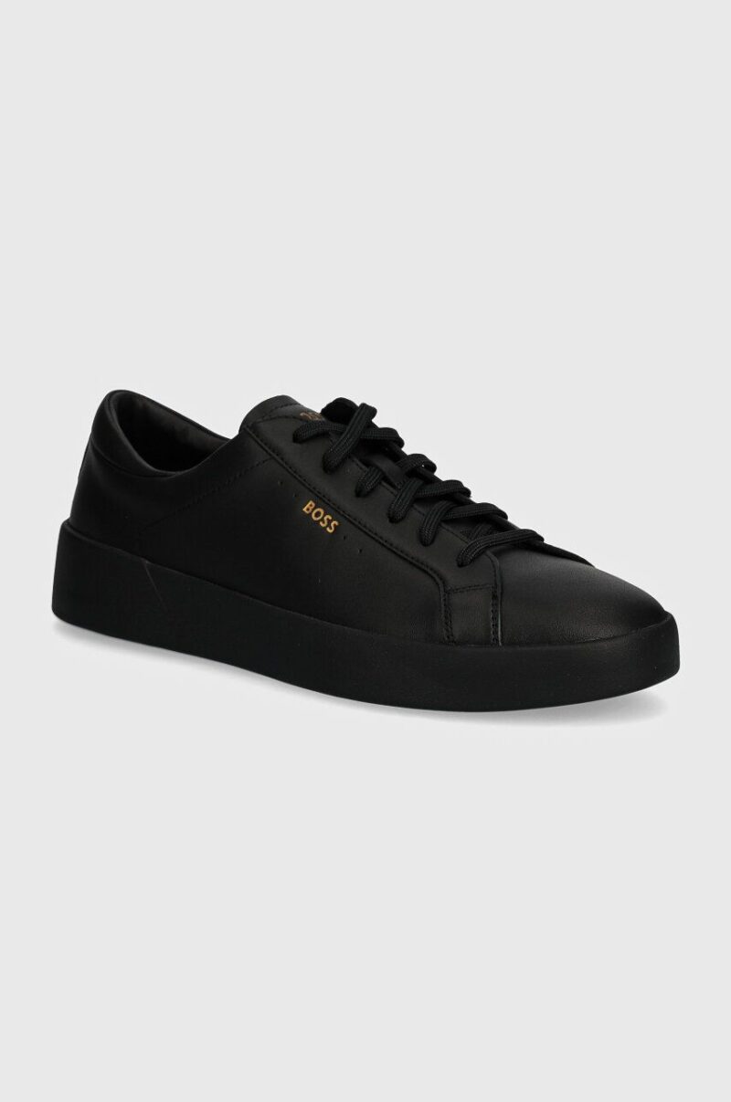 BOSS sneakers din piele Belwar culoarea negru