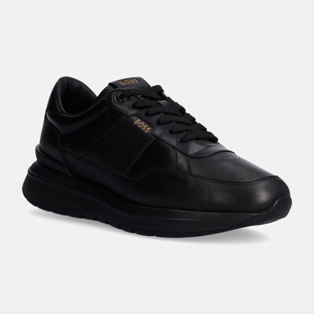 BOSS sneakers din piele Jace culoarea negru