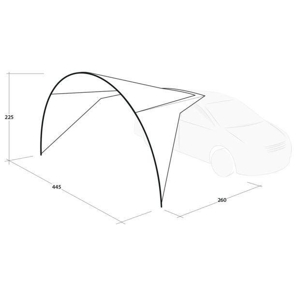 Baldachin Outwell Forecrest Canopy - green preţ