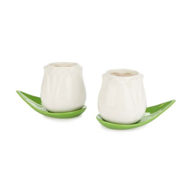 Balvi set de cești și farfurioare Tulip 100 ml 2-pack