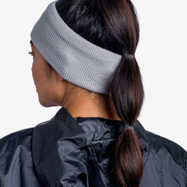 Preţ Bandă pentru cap Buff Crossknit Headband - solid lightgrey