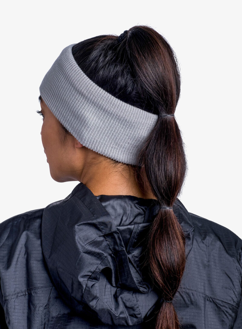 Preţ Bandă pentru cap Buff Crossknit Headband - solid lightgrey