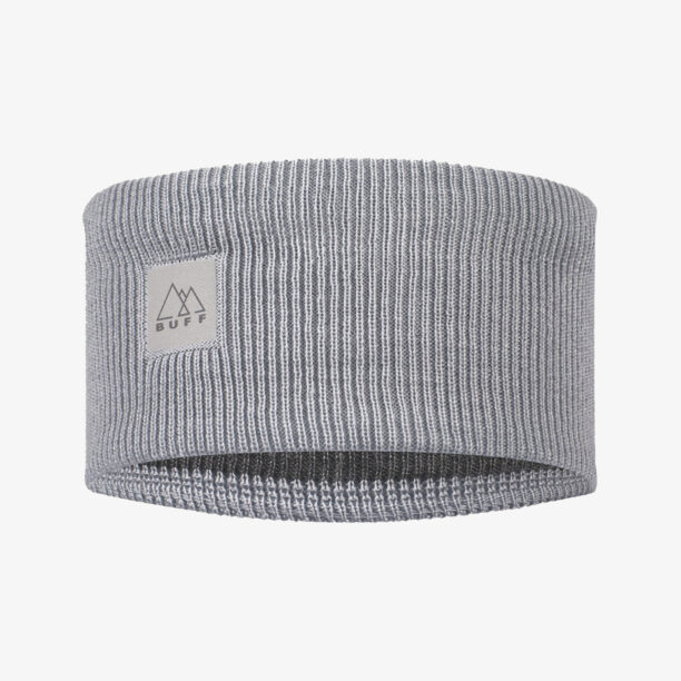 Bandă pentru cap Buff Crossknit Headband - solid lightgrey