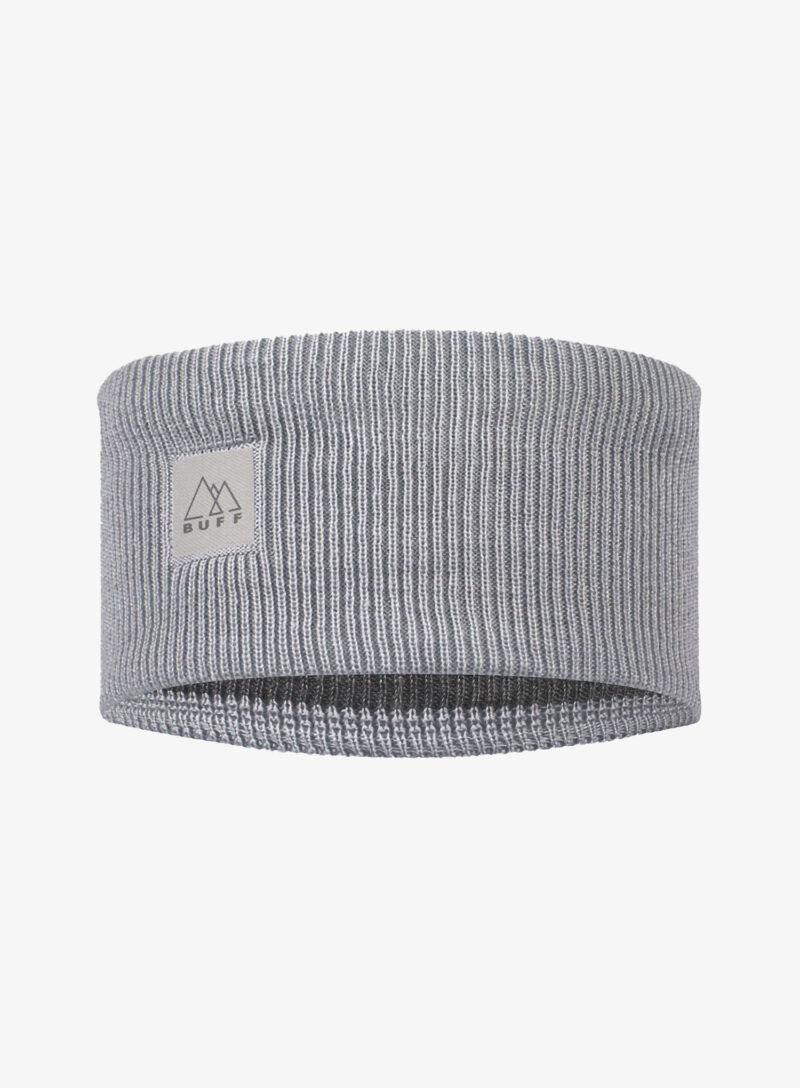 Bandă pentru cap Buff Crossknit Headband - solid lightgrey