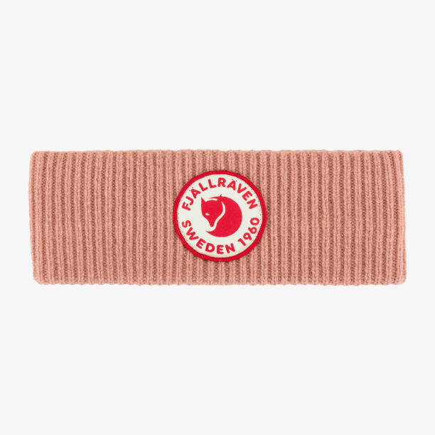 Bandă pentru cap Fjallraven 1960 Logo Headband - dusty rose