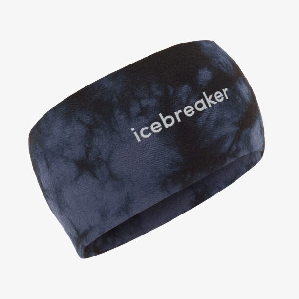 Bandă pentru cap Icebreaker Merino 200 Oasis Headband Cloud Dye - graphite/black/cd