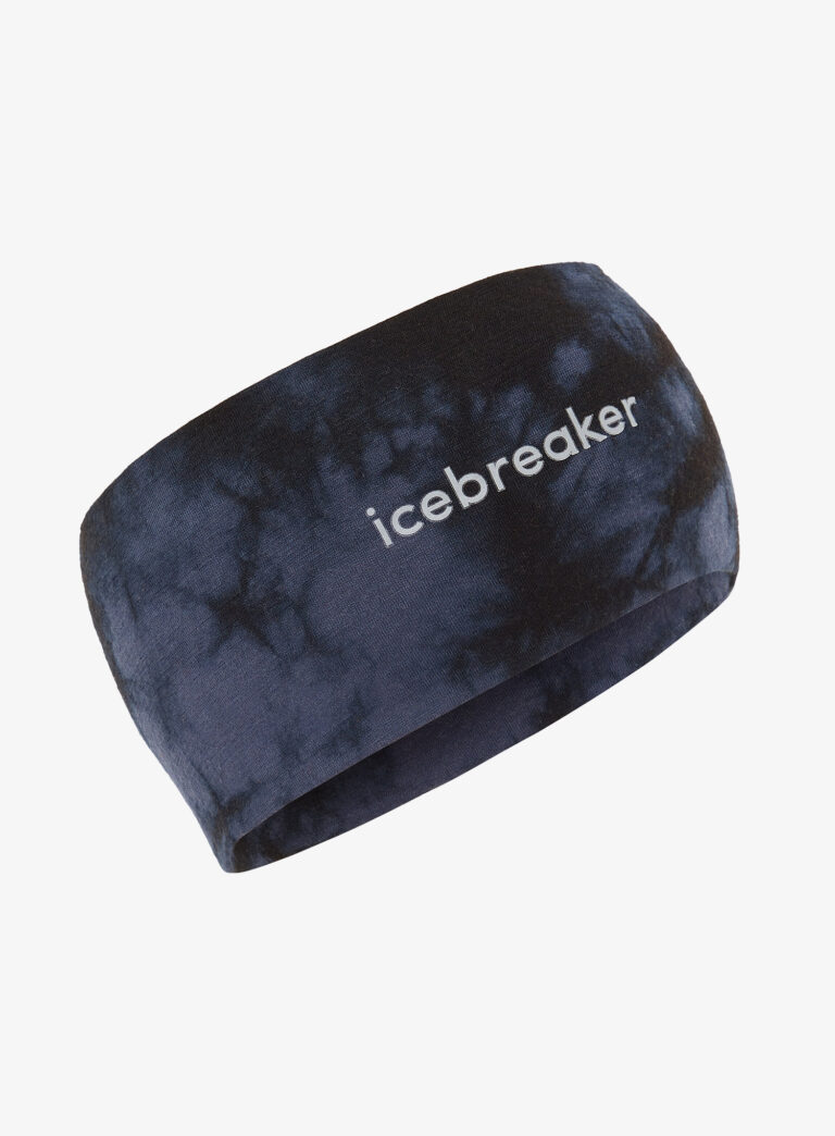 Bandă pentru cap Icebreaker Merino 200 Oasis Headband Cloud Dye - graphite/black/cd