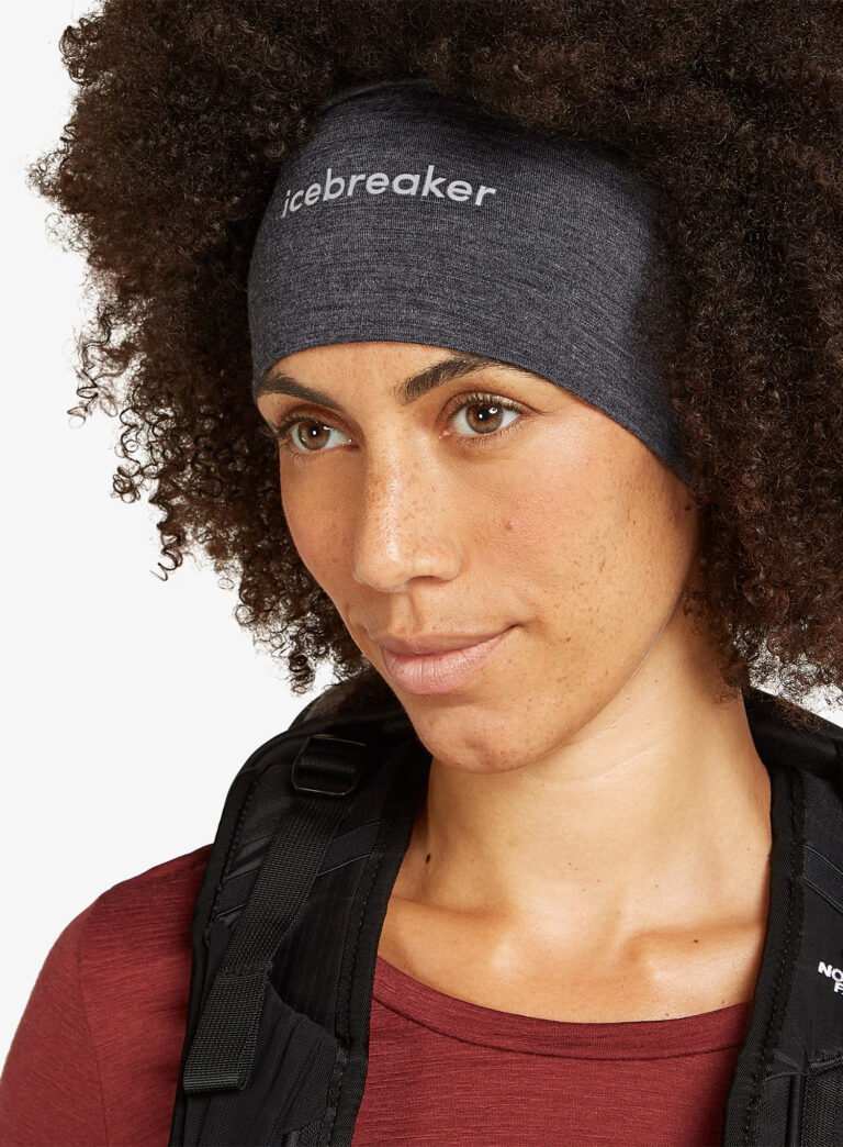 Bandă pentru cap Icebreaker Merino 200 Oasis Headband - jet hthr preţ