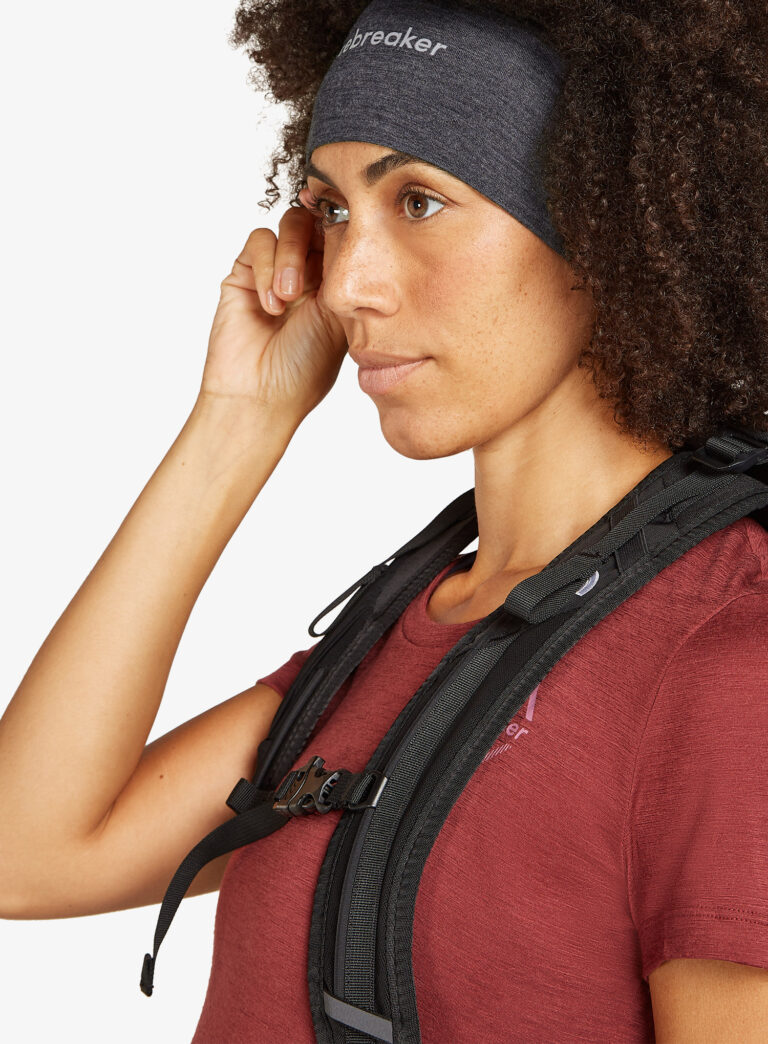 Preţ Bandă pentru cap Icebreaker Merino 200 Oasis Headband - jet hthr