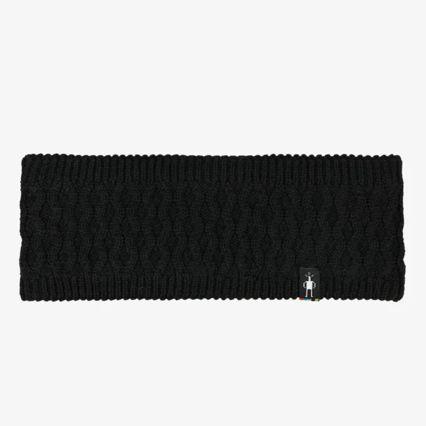 Bandă pentru cap Smartwool Fleece Lined Headband - black