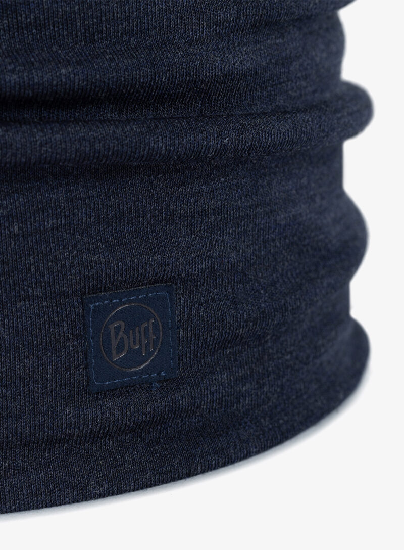 Original Bandana circulara Buff Heavyweight Merino Wool - solid indigo