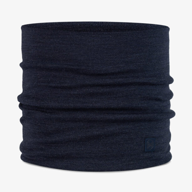 Bandana circulara Buff Heavyweight Merino Wool - solid indigo