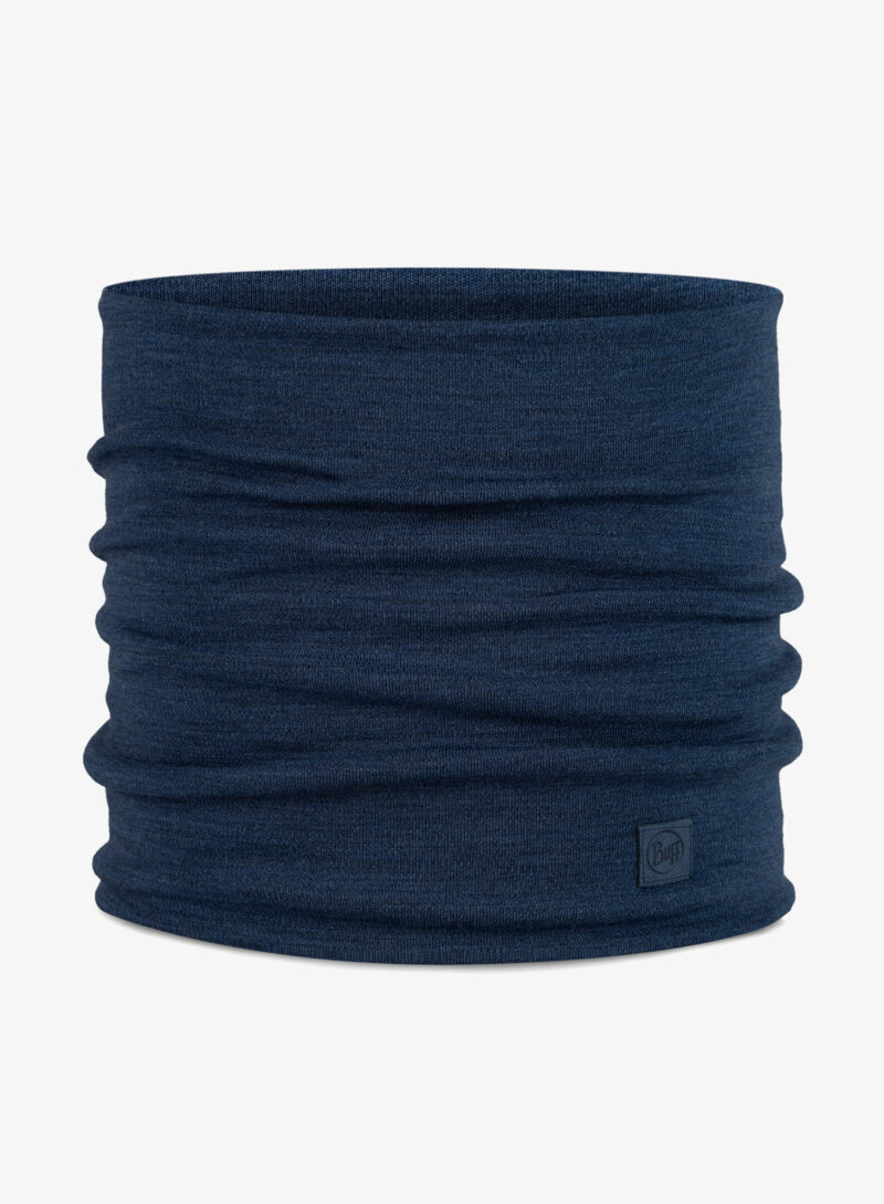 Bandana circulara Buff Heavyweight Merino Wool - solid night blue