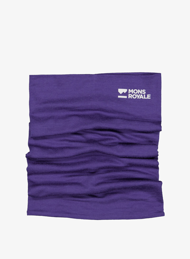 Bandana circulara Mons Royale Double Up Neckwarmer - violet