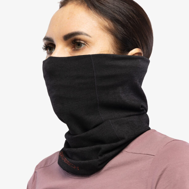 Bandana multifunctionala Brubeck Wool Neck Gaiter - black preţ