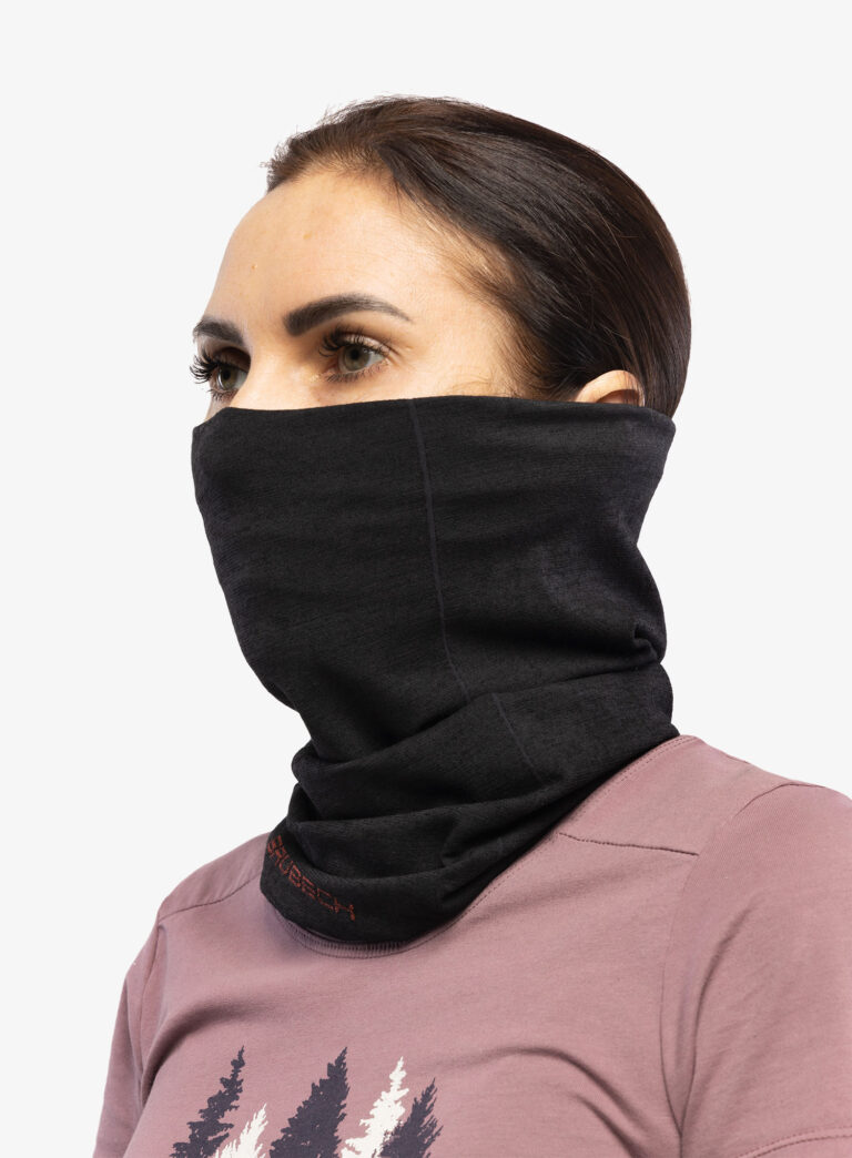 Bandana multifunctionala Brubeck Wool Neck Gaiter - black preţ