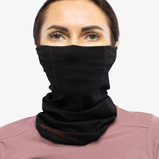 Preţ Bandana multifunctionala Brubeck Wool Neck Gaiter - black