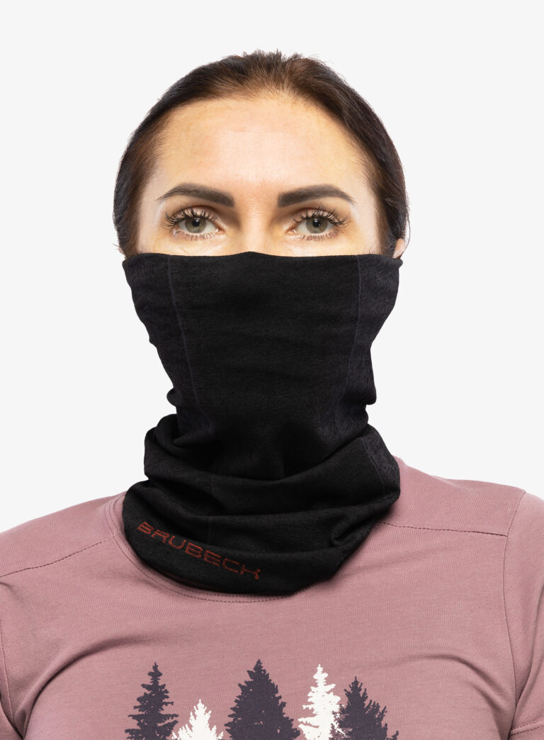 Preţ Bandana multifunctionala Brubeck Wool Neck Gaiter - black