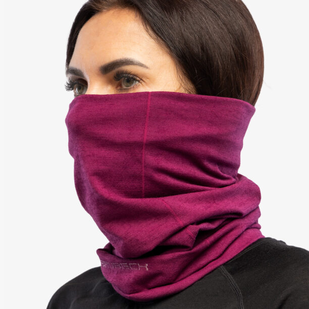 Bandana multifunctionala Brubeck Wool Neck Gaiter - plum preţ