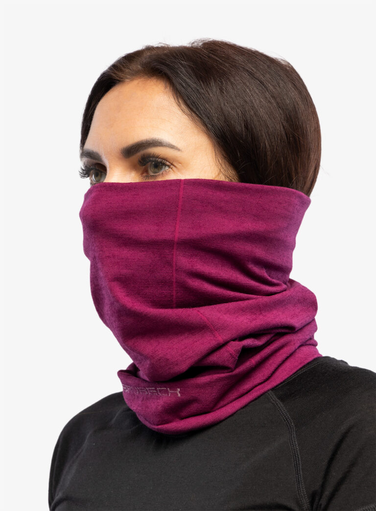 Bandana multifunctionala Brubeck Wool Neck Gaiter - plum preţ