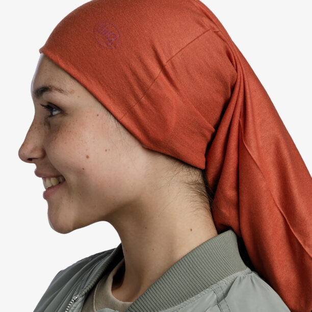 Original Bandana multifunctionala Buff Original Ecostretch - solid cinnamon