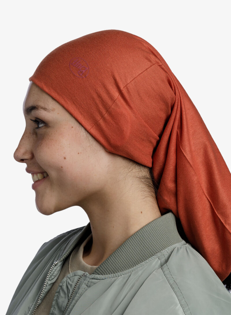 Original Bandana multifunctionala Buff Original Ecostretch - solid cinnamon