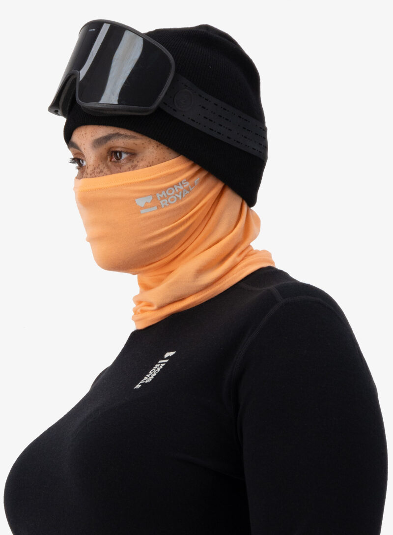 Bandana multifunctionala Mons Royale Daily Dose Merino Flex 200 Neckwarmer - punch preţ