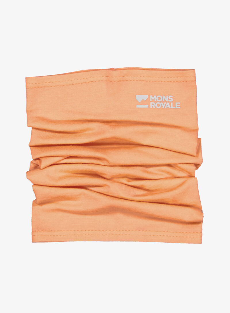 Bandana multifunctionala Mons Royale Daily Dose Merino Flex 200 Neckwarmer - punch