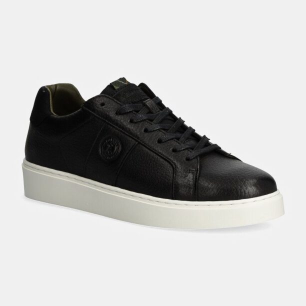 Barbour sneakers din piele Ponting culoarea negru