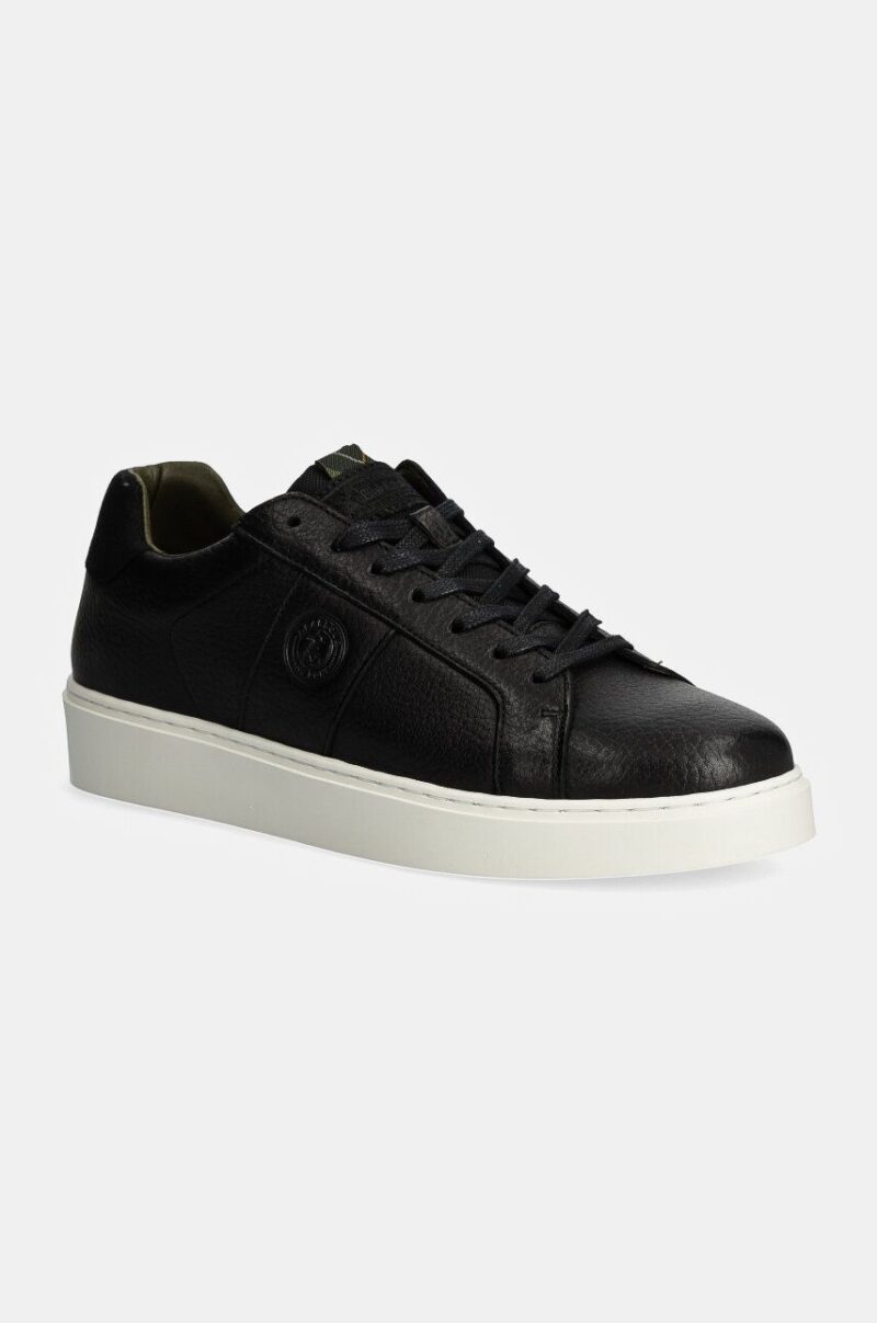 Barbour sneakers din piele Ponting culoarea negru