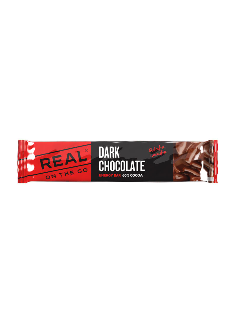 Baton energizant Real Turmat Energy Bar Dark Chocolate 25 g