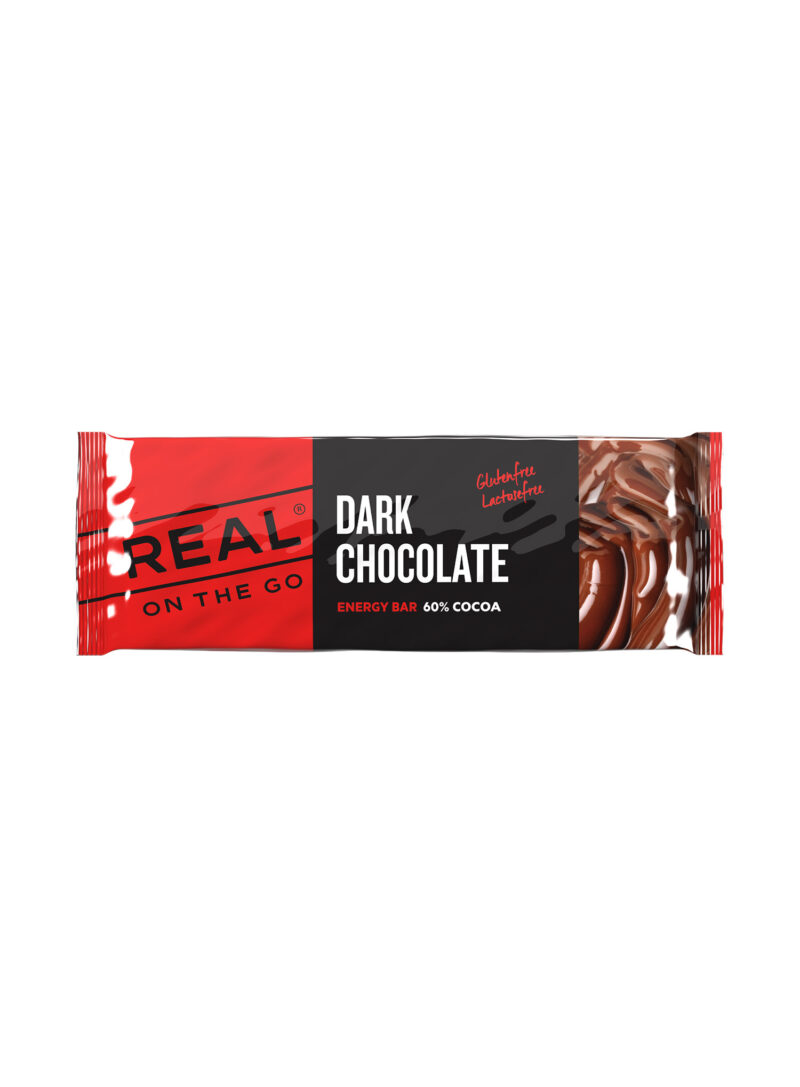 Baton energizant Real Turmat Energy Bar Dark Chocolate 50 g