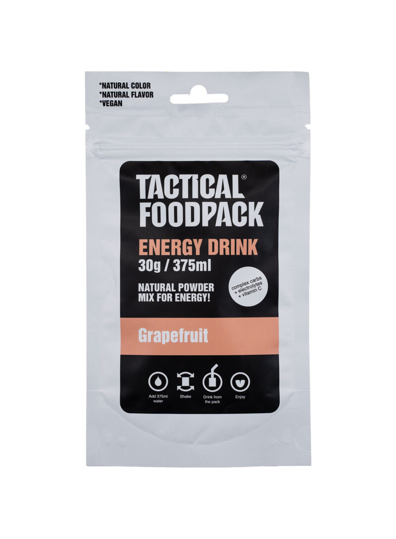 Băutură energizantă Tactical Foodpack Energy Drink 375 ml - grapefruit