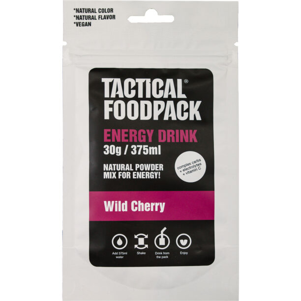 Băutură energizantă Tactical Foodpack Energy Drink 375 ml - wild cherry