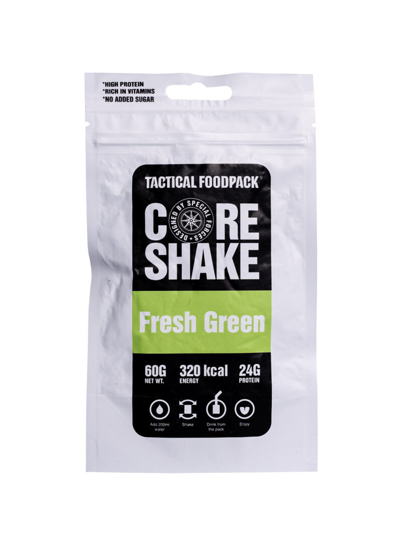 Băutură proteică Tactical Foodpack Core Shake Fresh Green 260 ml