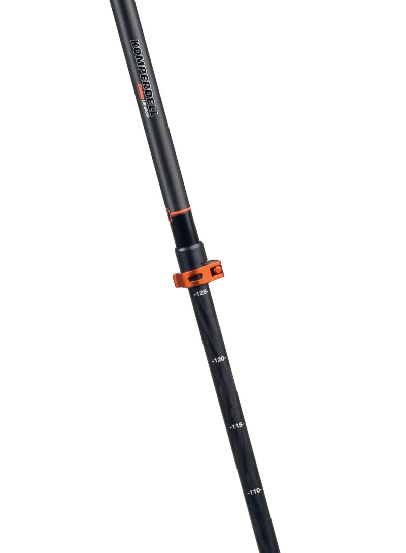 Preţ Bete schi de tura Komperdell Carbon C2 Ultralight - black/orange