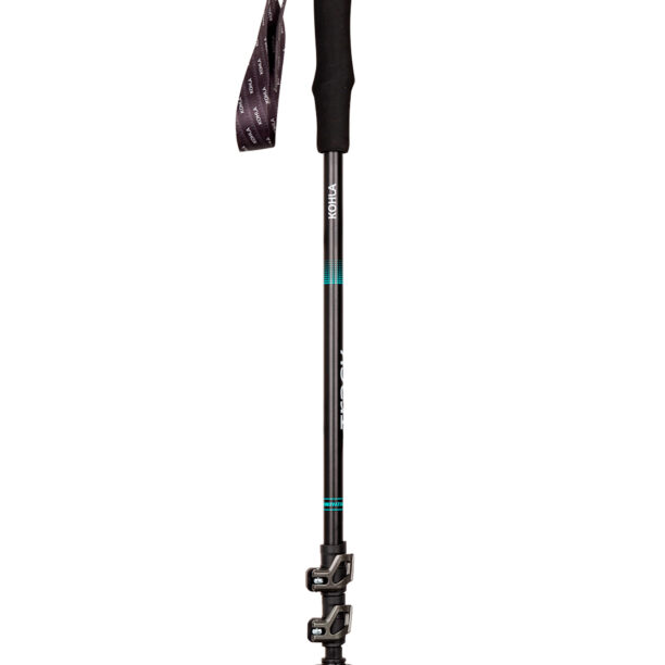 Bețe trekking aluminiu Kohla Track Pole - black/florida keys preţ