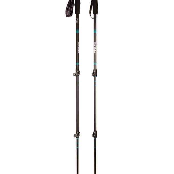 Bețe trekking aluminiu Kohla Track Pole - black/florida keys