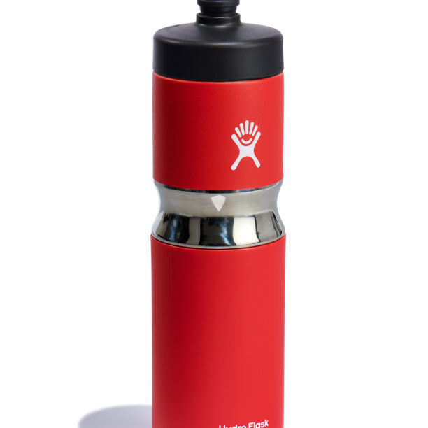 Bidon apa ciclism Hydro Flask 20 oz Wide Mouth Insulated Sport Bottle (591 ml) - goji preţ