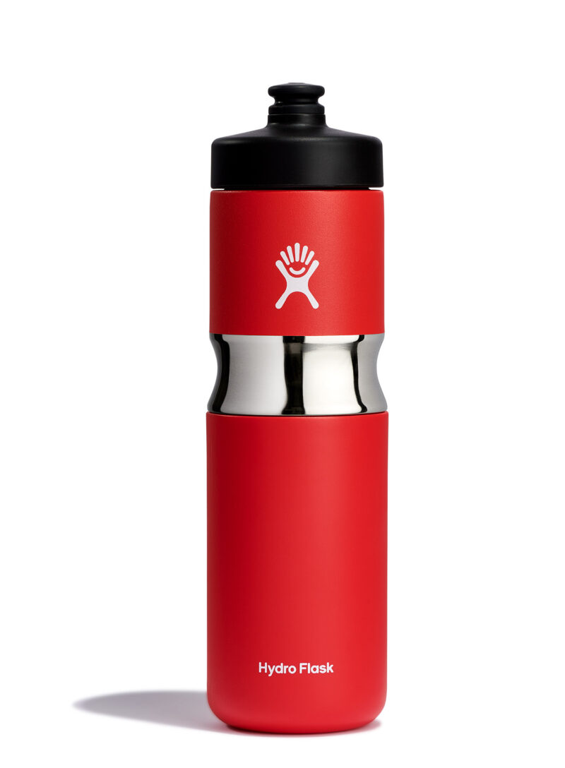 Bidon apa ciclism Hydro Flask 20 oz Wide Mouth Insulated Sport Bottle (591 ml) - goji