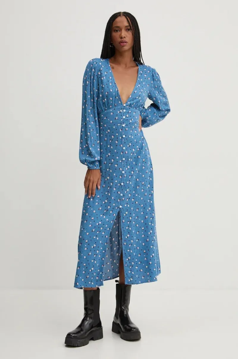 Billabong rochie Cool Night midi