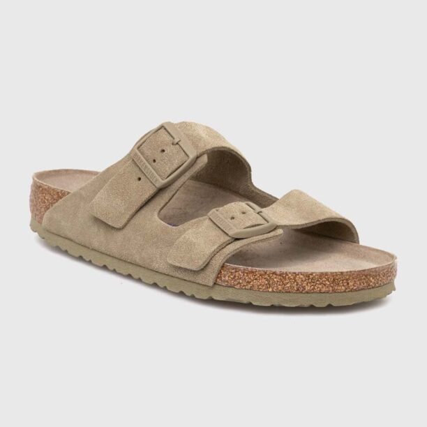 Birkenstock papuci din piele Arizona SFB bărbați