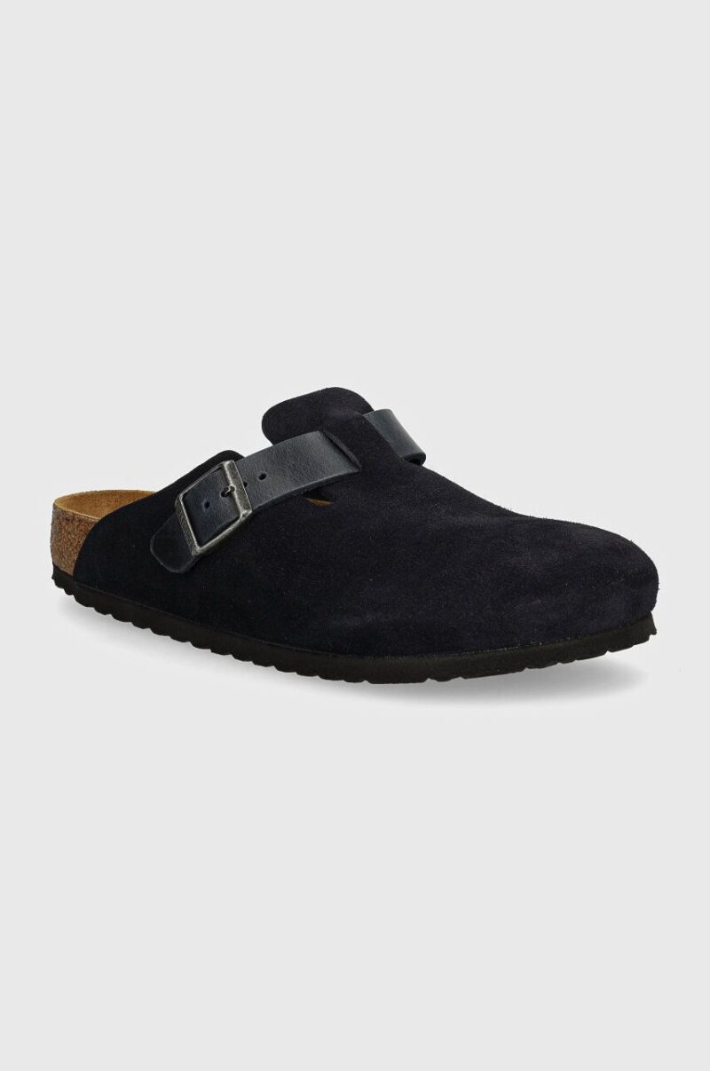 Birkenstock papuci din piele Boston barbati