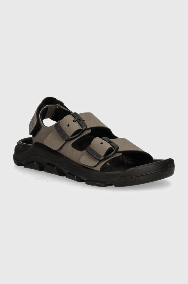 Birkenstock sandale copii Mogami Kids Apex culoarea gri