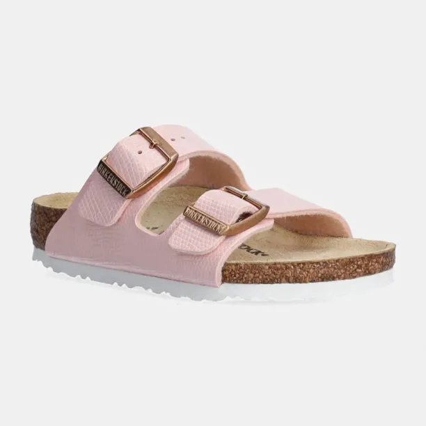 Birkenstock slapi copii Arizona culoarea roz