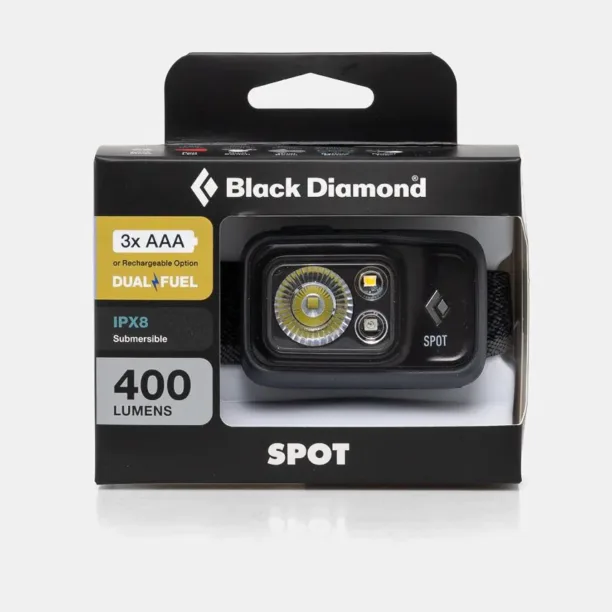 Black Diamond lanternă far Spot 400 culoarea gri